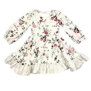 Omi Jo Winter Floral Dancer Twirl Dress